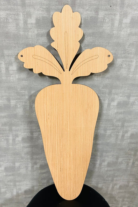 Carrot Door Hanger - DIY Unfinished