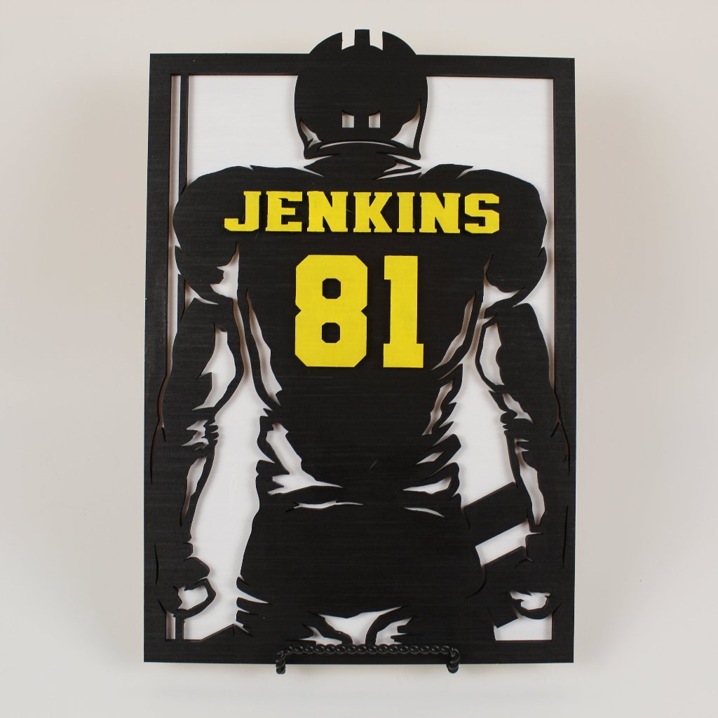 Personalized Football Jersey Sign